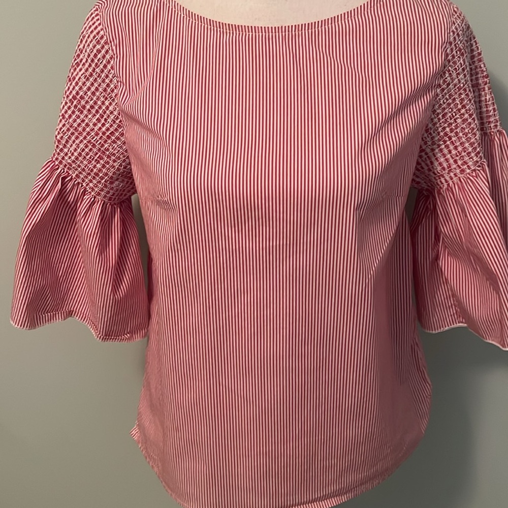 Vineyard Vines Cotton Blend 3/4 Sleeve Top sz S
